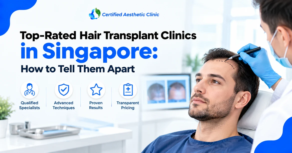 Top-Rated Hair Transplant Clinics in Singapore: How to Tell Them Apart