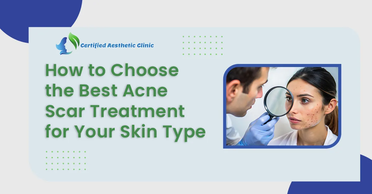 How to Choose the Best Acne Scar Treatment for Your Skin Type