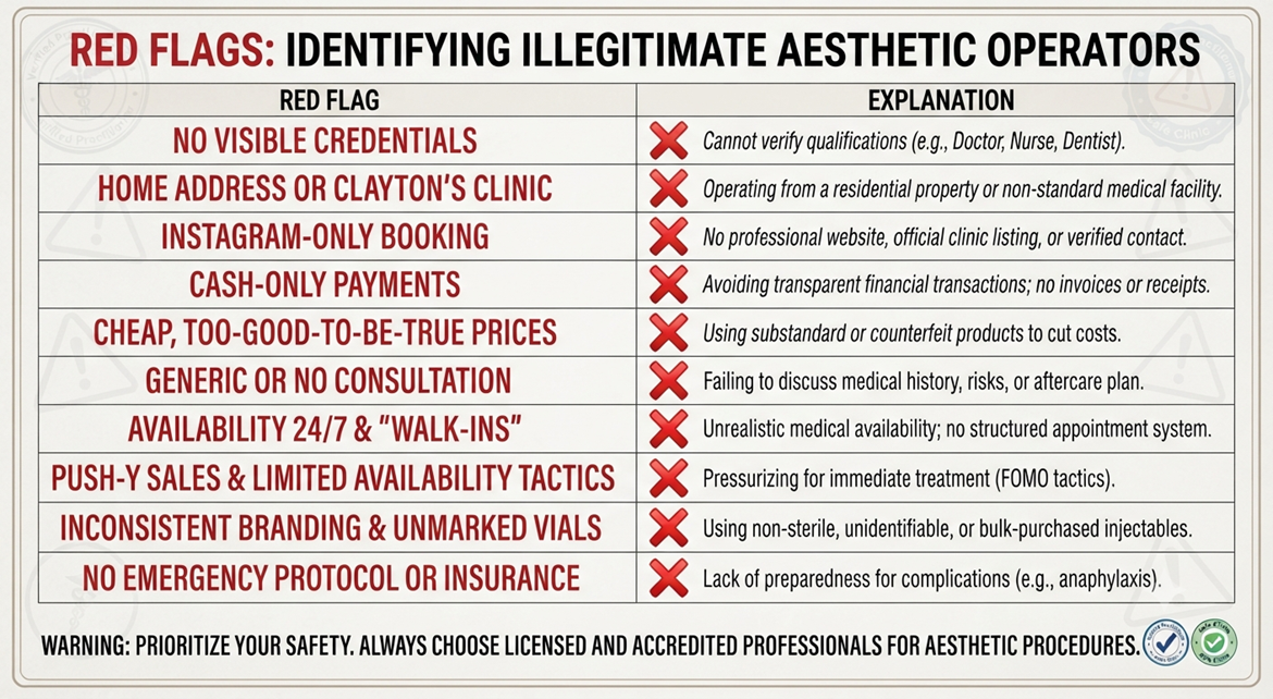 How to Tell If a Provider Is Operating Illegally?