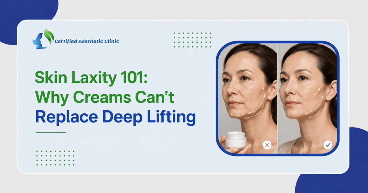 Skin Laxity 101: Why Creams Can’t Replace Deep Lifting