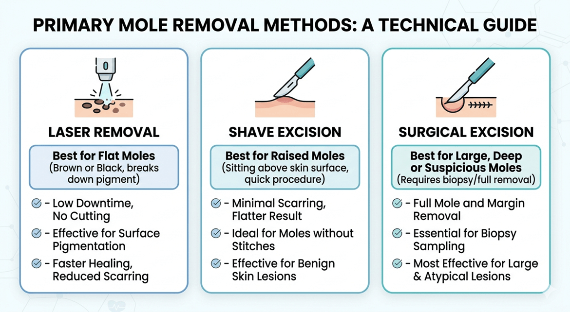 How Is Mole Removal Done in Singapore
