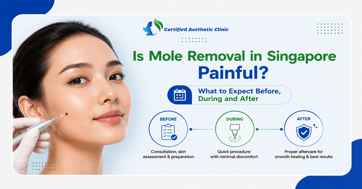 Is Mole Removal in Singapore Painful? What to Expect Before, During and After